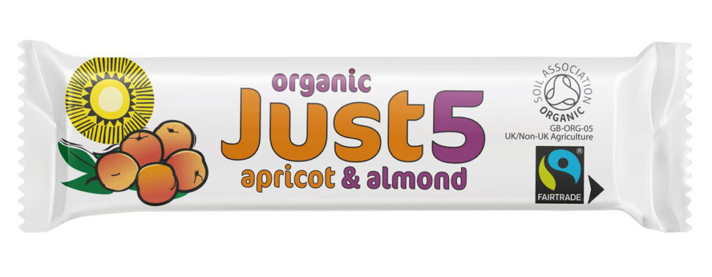 Just5 apricot and almond bar