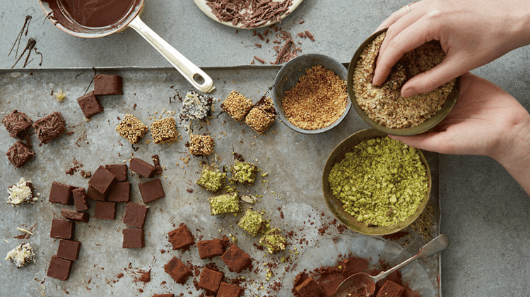 Anna Jones' chocolate truffles