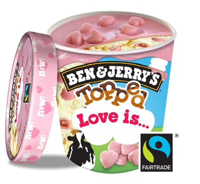 Ben & Jerry's Topped Love Is Ice Cream