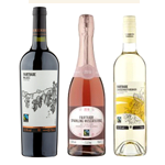 3 Co-op Fairtrade wines