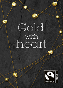 Gold with heart