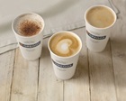 Greggs coffee - three cups