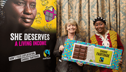 Harriett Baldwin MP with Awa Traoré