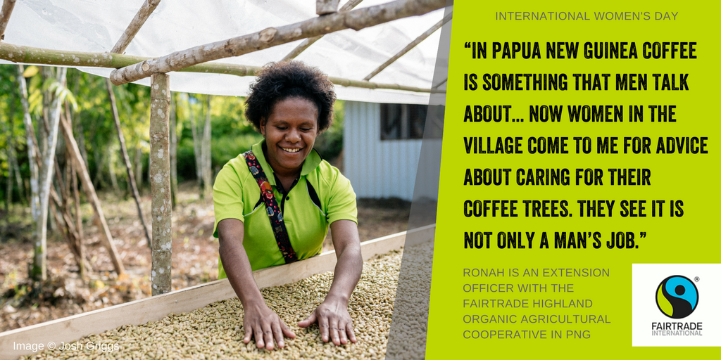 Now the women come to me for advice about caring for their Fairtrade coffee trees - graphic