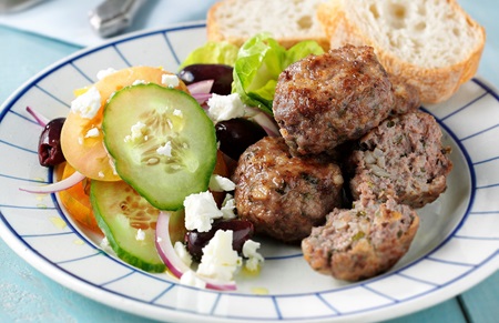 Julia Bradbury - Fairtrade Recipe - Greek Meatballs - RSPCA Assured (cropped)