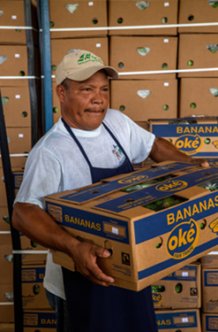 Fairtrade banana farmer Marcial in Panama