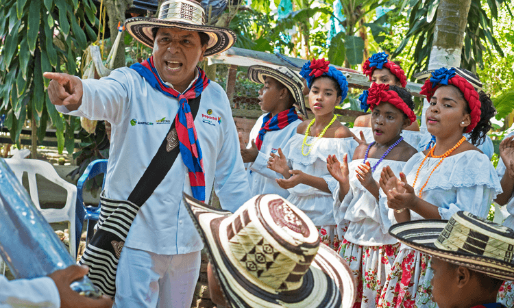 Music group funded by Fairtrade Premium - photo by Ian Berry