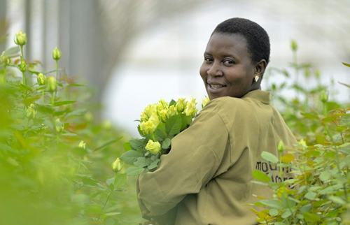 Pili Msabaha Flower farmer