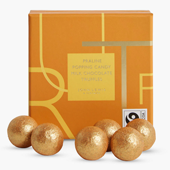 John Lewis' praline-popping candy milk chocolate truffles