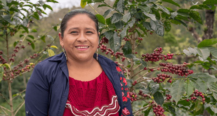 Virgilia de Jesus Mendoza, Fairtrade coffee farmer