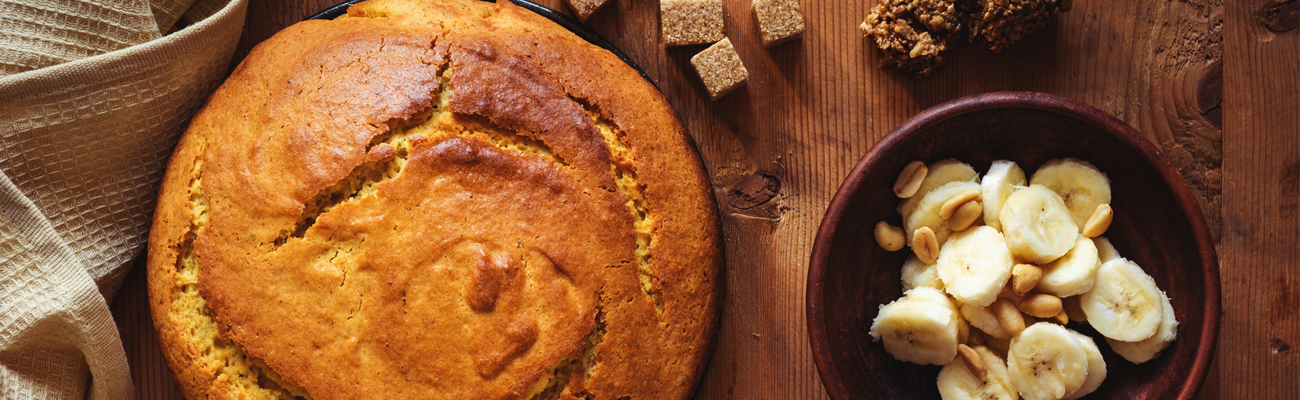 banana cake page banner