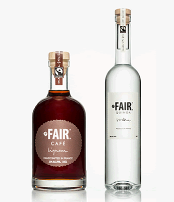 Fair Cafe Liqueur and Fair Quinoa Vodka