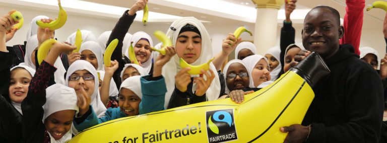People campaigning for Fairtrade