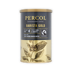 Tub of Percol Gold instant Fairtrade coffee