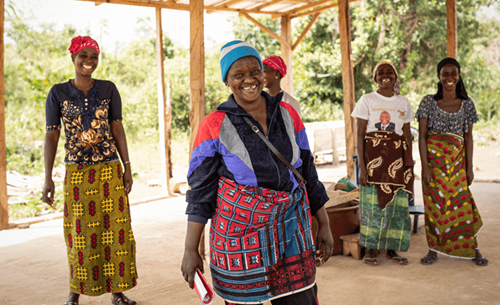 Diakite Salimata, member of SCAANIAS with other women in her co-operative