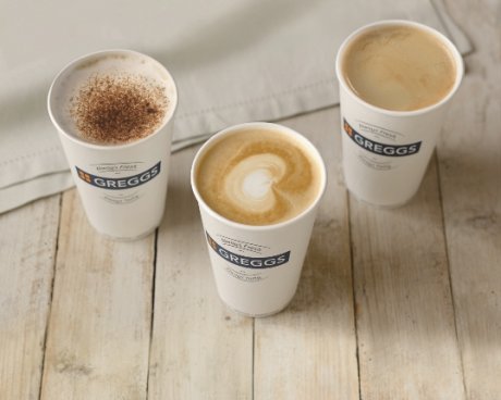 A selection of Greggs Fairtrade coffees