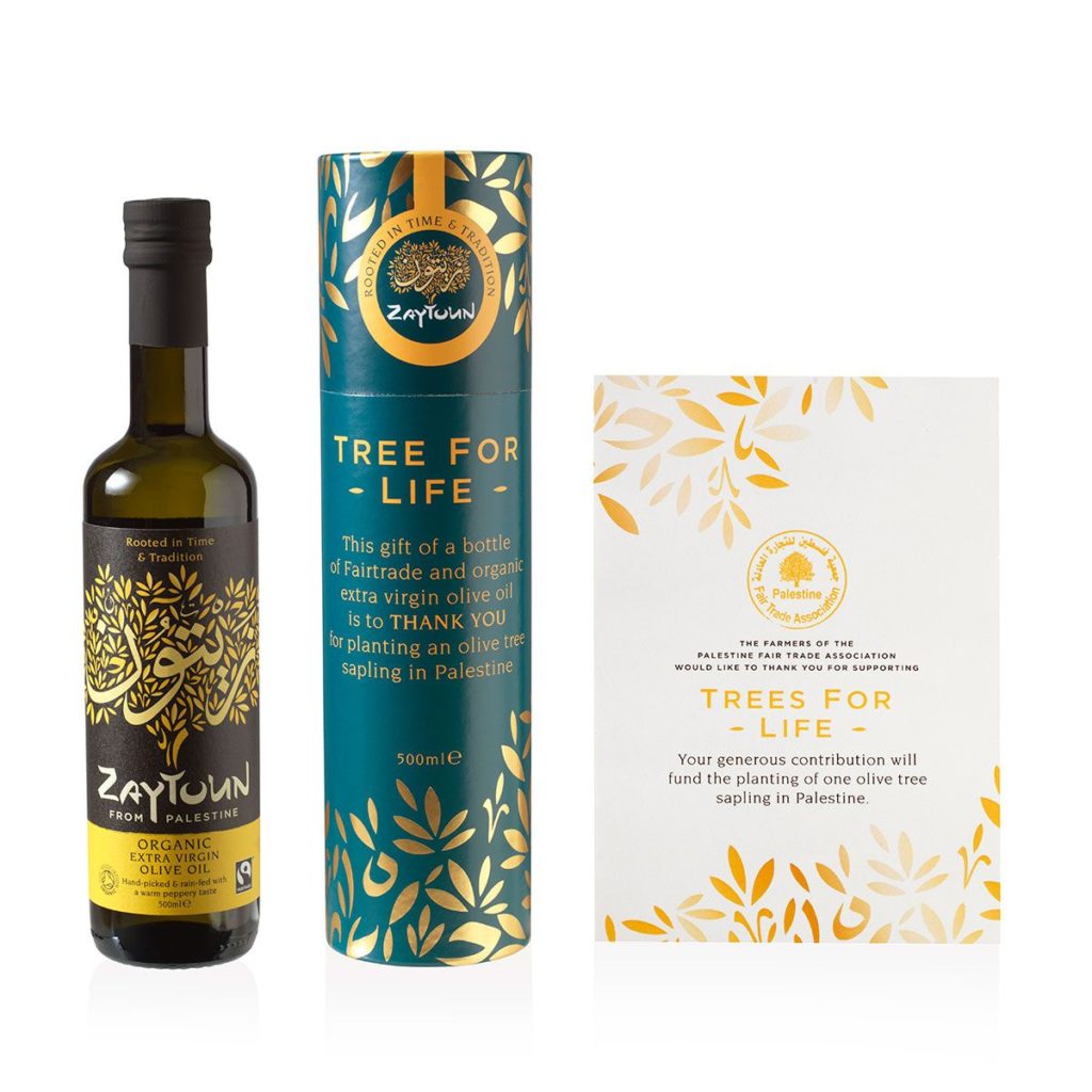Zaytoun Tree Planting Olive Oil Tube Gift