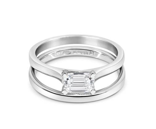 Fairtrade silver ring Leonard of London