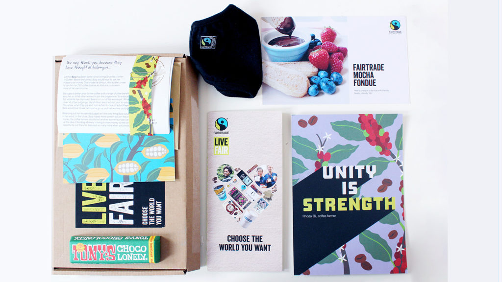 Live Fair Fairtrade Christmas box content 2020