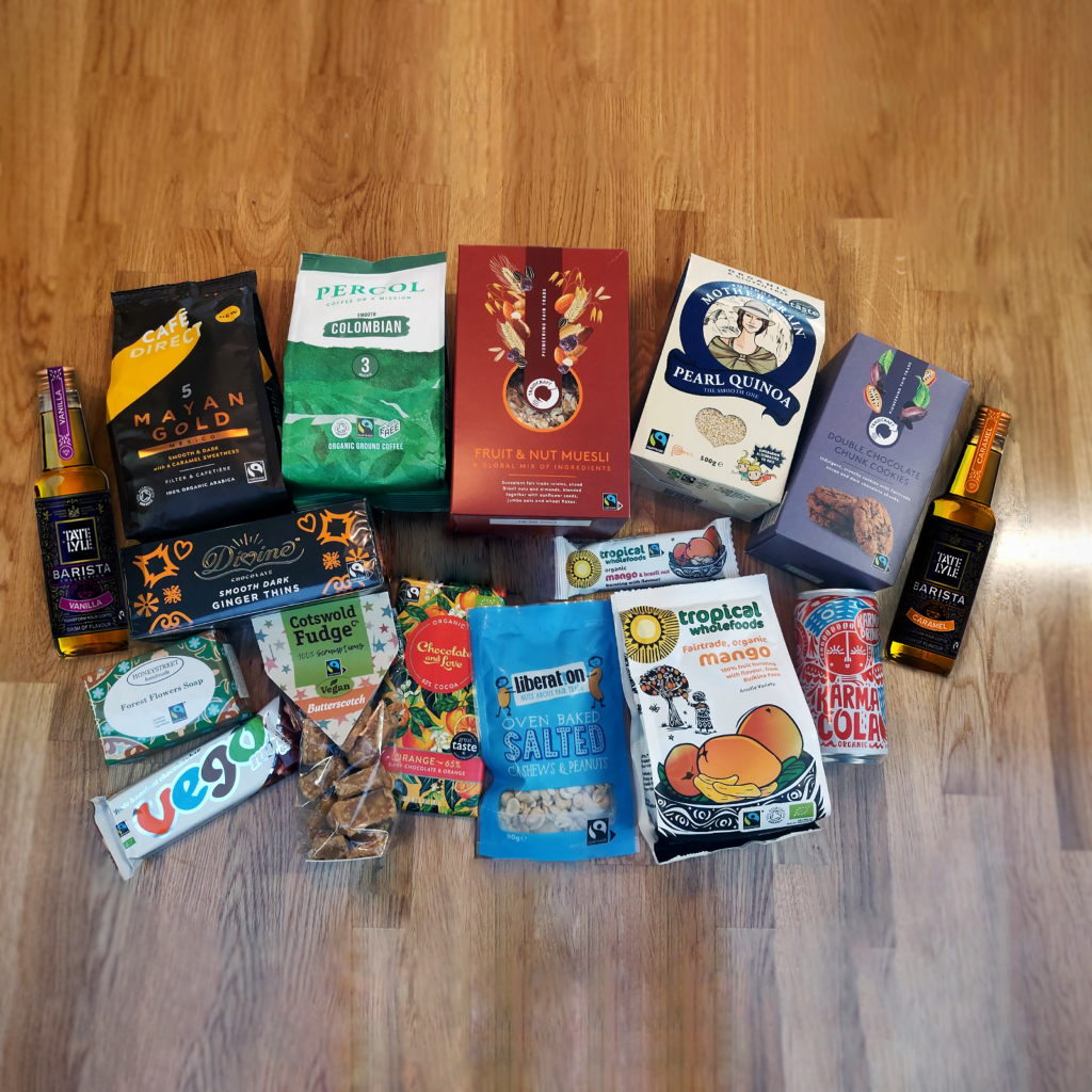 Vegan Fairtrade goody bag contents