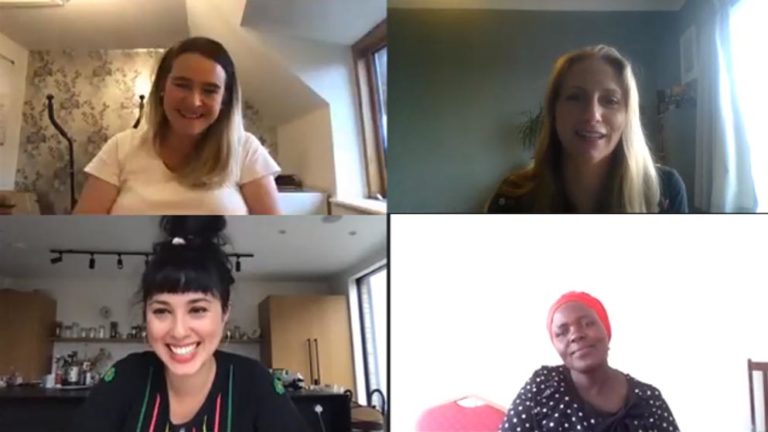 Speakers at Fairtrade's webinar the women behind your coffee