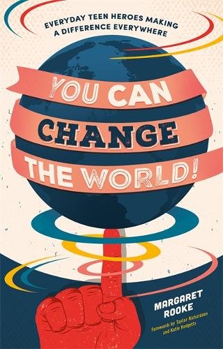 You Can Change the World book cover shows a globe balanced on the tip of a finger