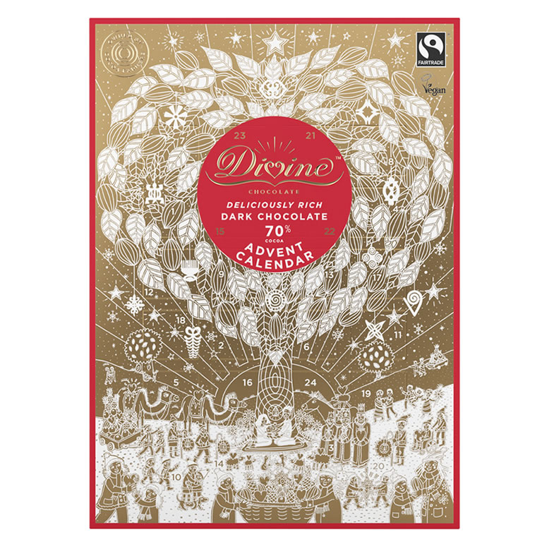Divine Fairtrade Chocolate Advent calendar