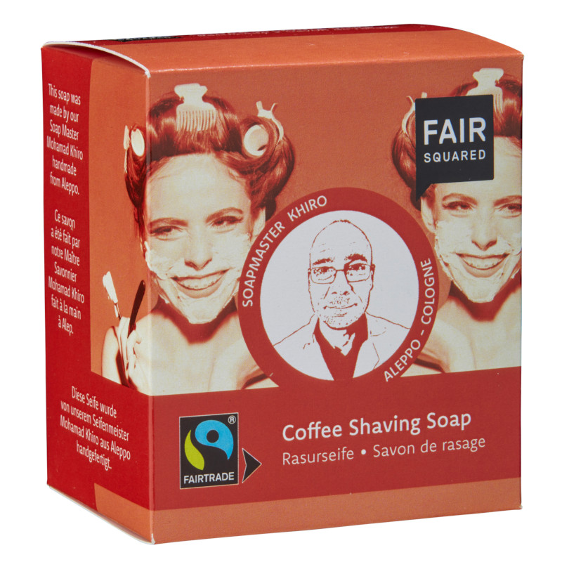 Boxed Fairtrade shaving soap