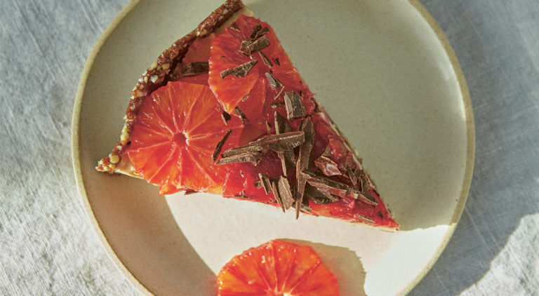 Anna Jones blood orange and chocolate cake
