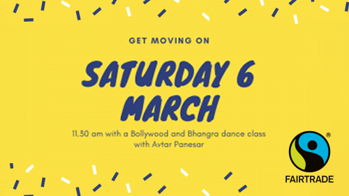 event poster for Bollywood dancing workshop