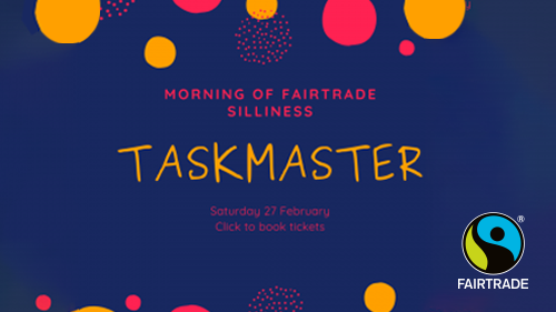 event poster with the title of the event