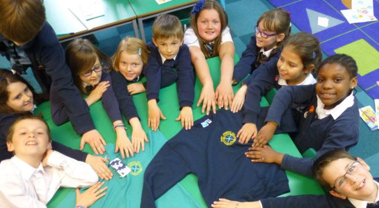Image of children with school uniform