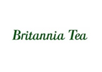 Britannia Tea logo - green text, white background