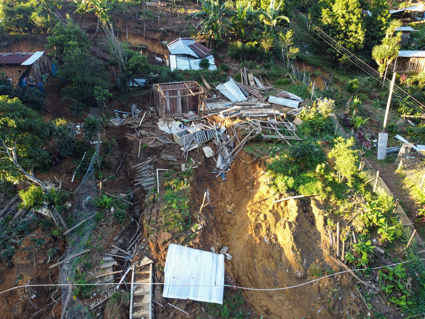 Landslide in Honduras.