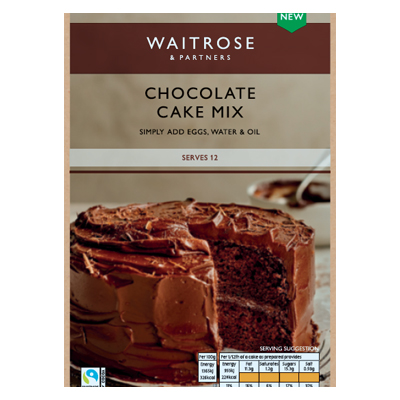 Waitrose Chocolate cake mix