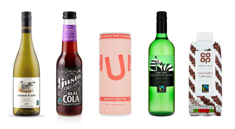 Lidl Chenin Blanc, Gusto Organic Real Cola, HUN Wine, M&S Sauvignon Blanc, Co-op Iced Coffee