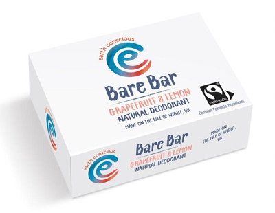 Earth Conscious bare bar Fairtrade deodrant