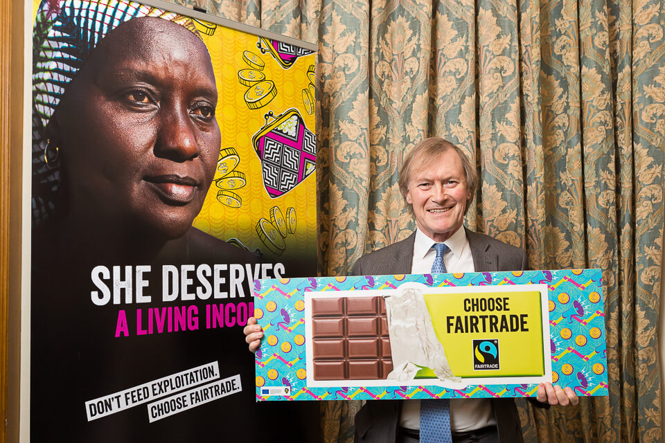 Sir David Amess MP portrait during Fairtrade Fortnight