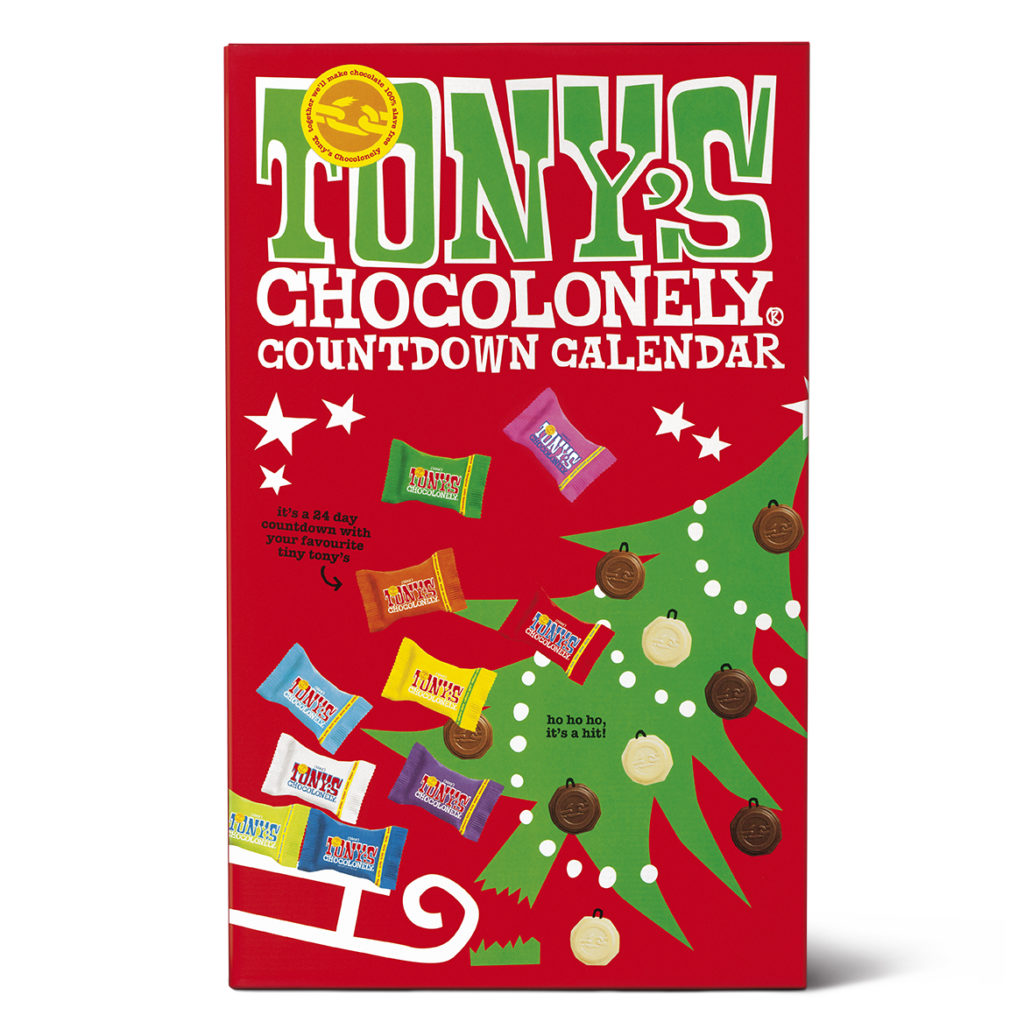 Tony’s Chocolonely’s Christmas countdown calendar