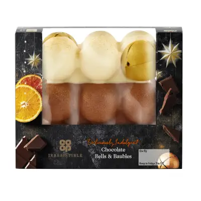 Co-op Irresistible Chocolate Orange Bells & Baubles