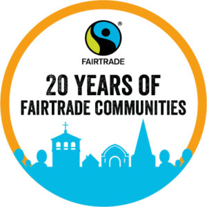 20 Years of Fairtrade Communities badge