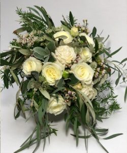 A botanical natural bouquet of flowers from Lavender Green, our first Fairtrade florist
