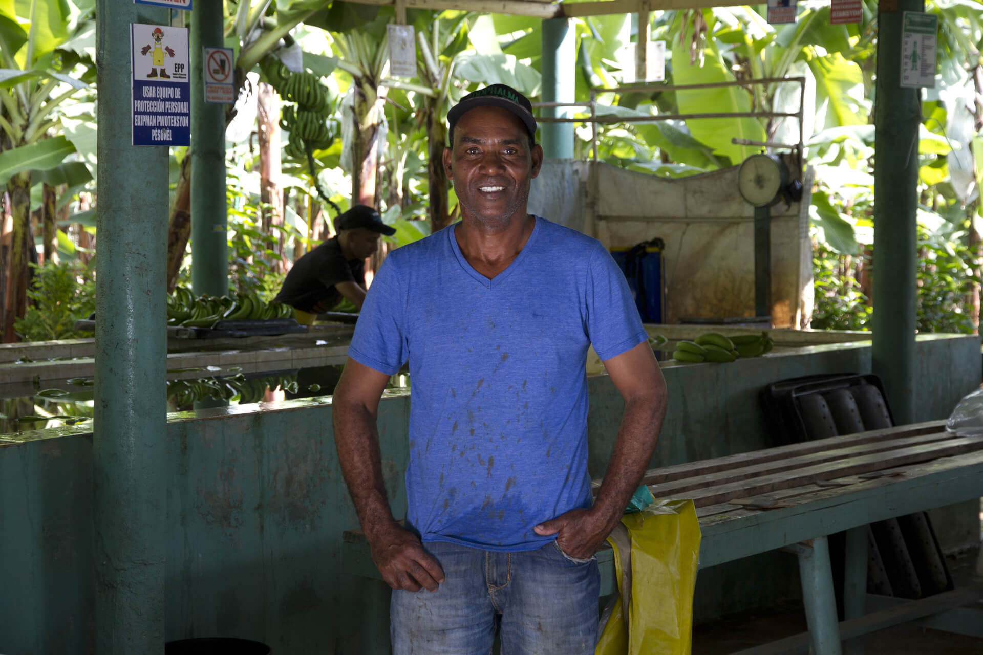 Bernardo Fernandez from the Asociacion Agricola Noroestana (ASOANOR) Fairtrade-certified co-operative in the Dominican Republic