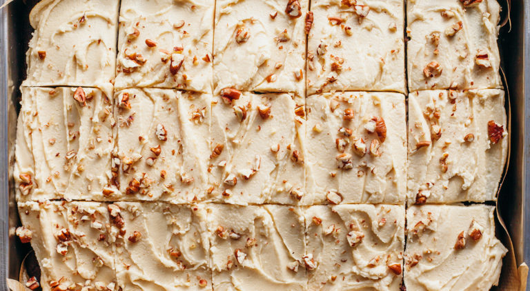 Fairtrade Spiced Chocolate Coffee Sheet Cake by So Vegan