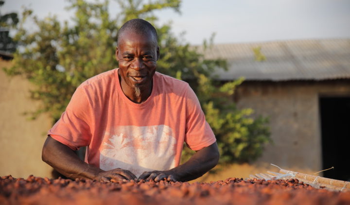 Photo of Digbeu Gnaore Alphonse a cocoa farmer